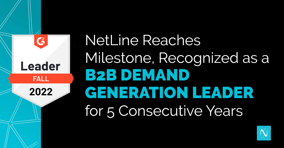 NetLine Extends Its Remarkable Streak as a B2B Lead Gen Leader for an 11th-Straight Quarter